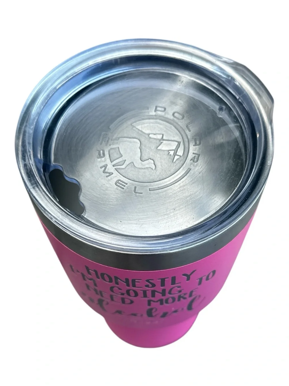 Piper Lou - NEW -  Pink Insulated Tumbler with Humorous Script